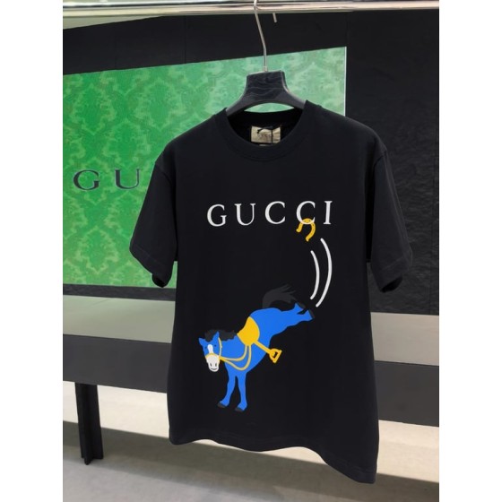 Gucci Early Spring Collection High-Weight Short-Sleeve